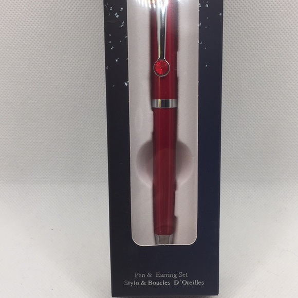 Crystals from Swarovski Pen & Earring Gift Set New - Picture 4 of 11